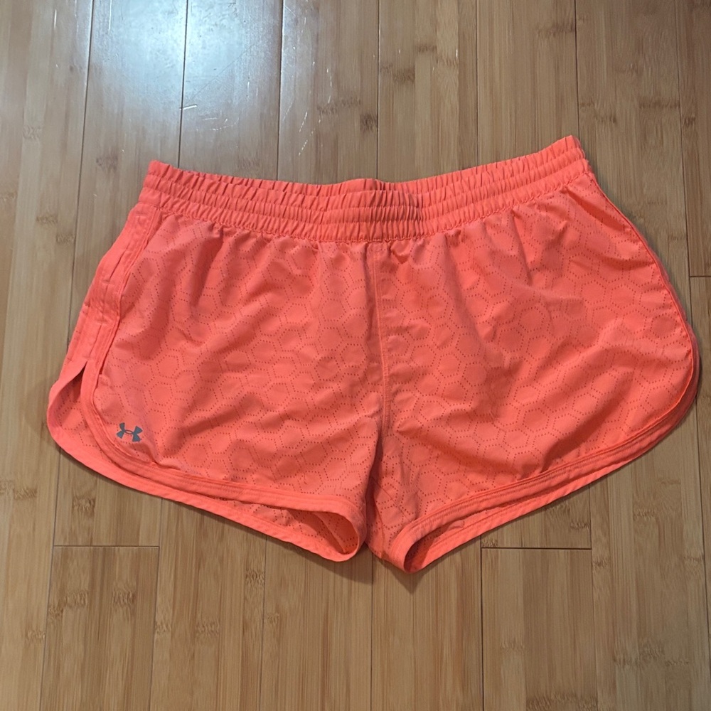 Under Armour Women's Vibrant Orange Athletic Shorts